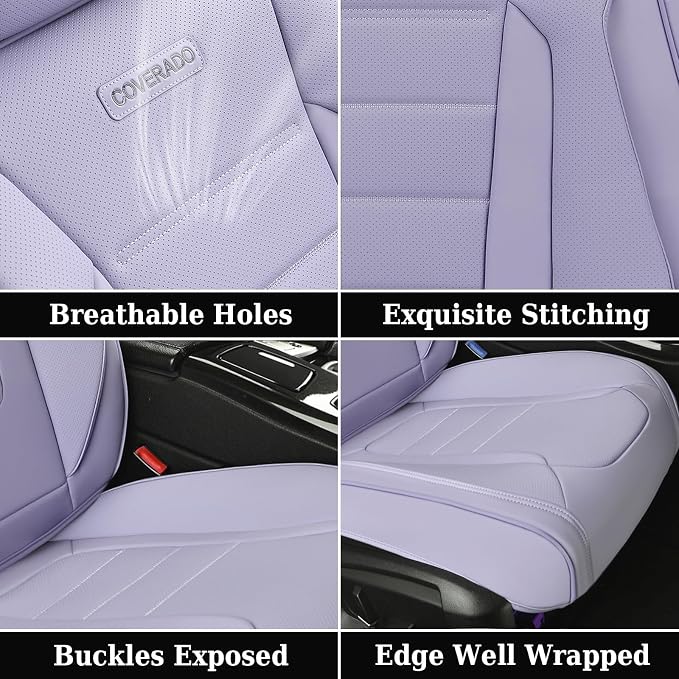 Universal Seat Covers — Front Seat — Purple