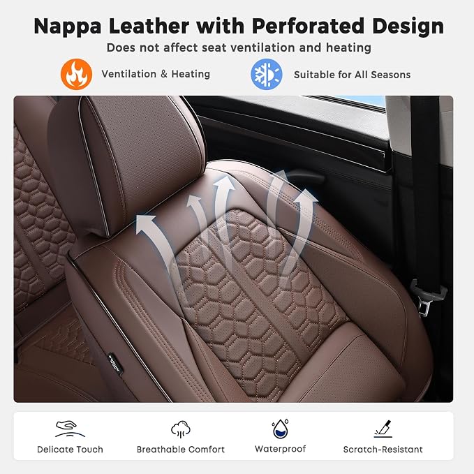 Universal Seat Covers — Front Seat — Coffee