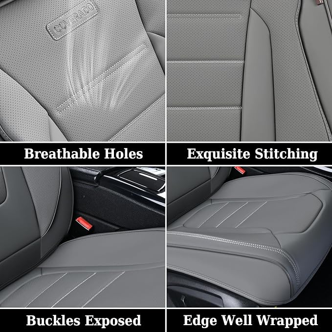 Universal Seat Covers — Full Set — Gray