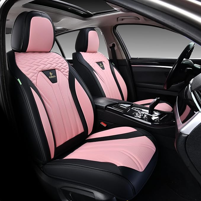 Universal Seat Covers — Full Set — Pink