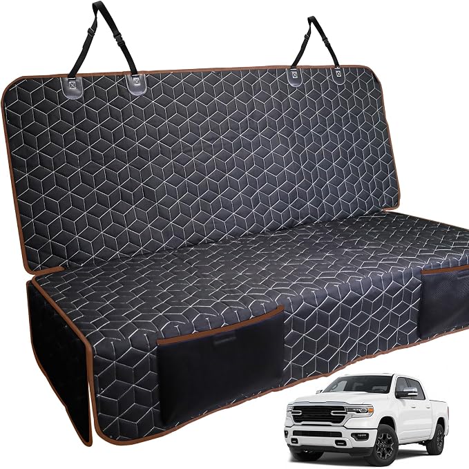 Pet Car Seat Protector — Front Seat — Brown