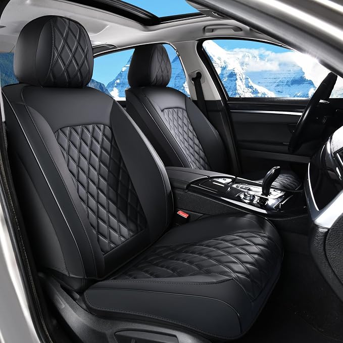 Universal Seat Covers — Full Set — Black