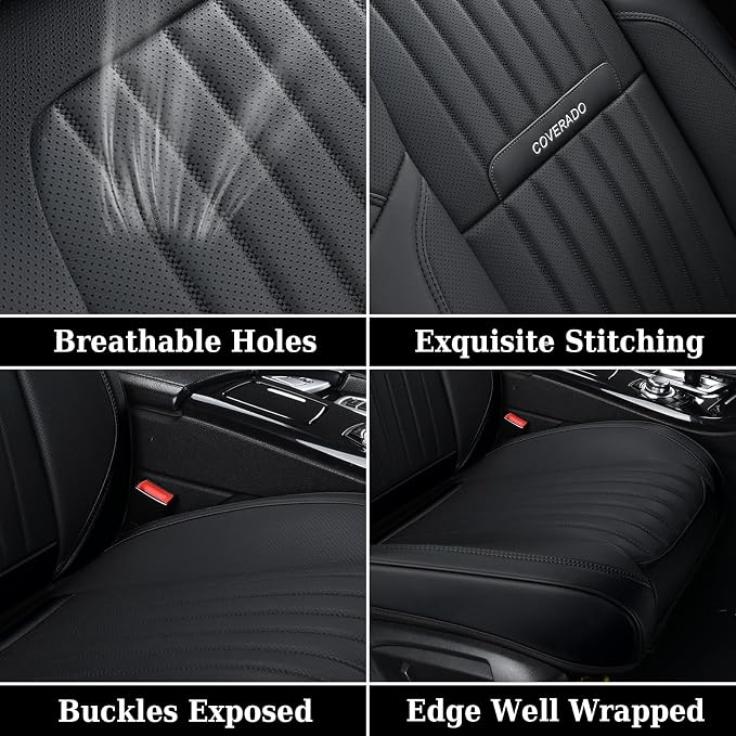 Universal Seat Covers — Full Set — Black