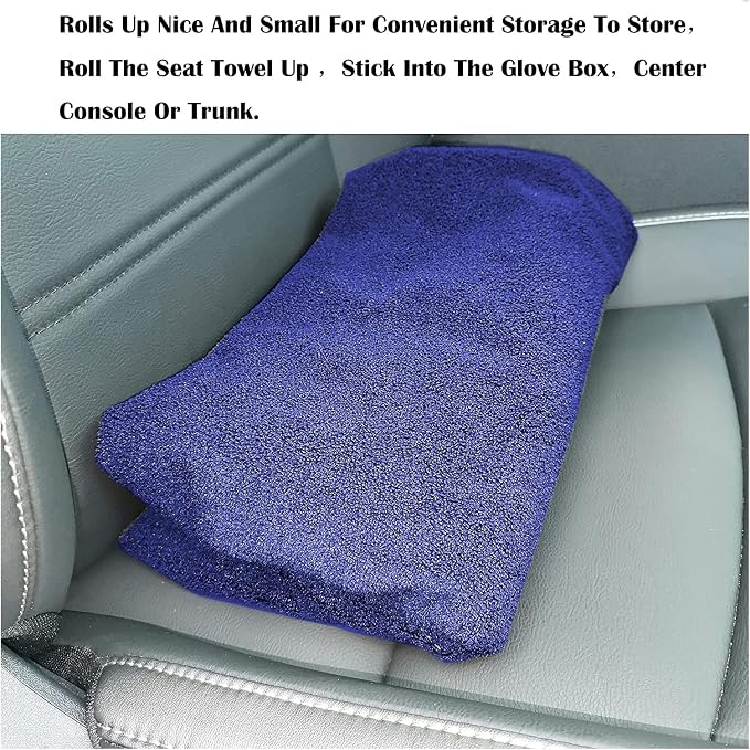 Car Seat Covers — Front Seat — Blue