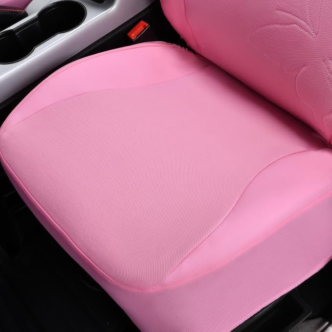 Universal Seat Covers — Full Set — Pink
