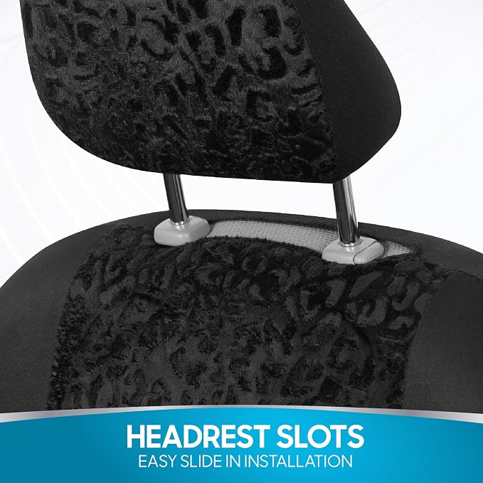Car Seat Covers — Front Seat — Black