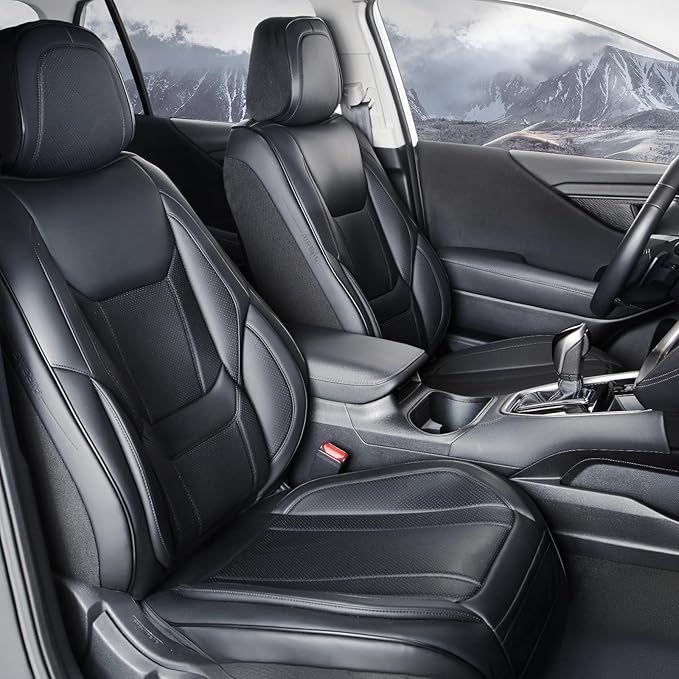Seat Covers for Toyota Tundra — Front Seat — Black