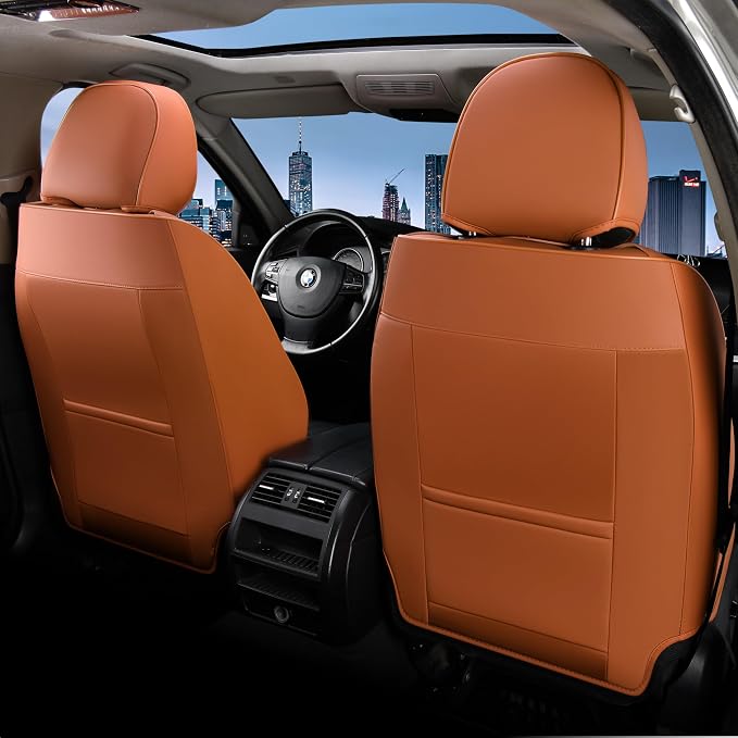 Universal Seat Covers — Front Seat — Brown / Black