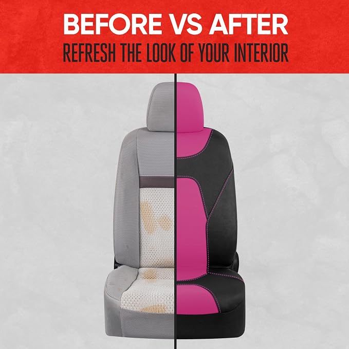 Pet Car Seat Protector — Front Seat — Pink