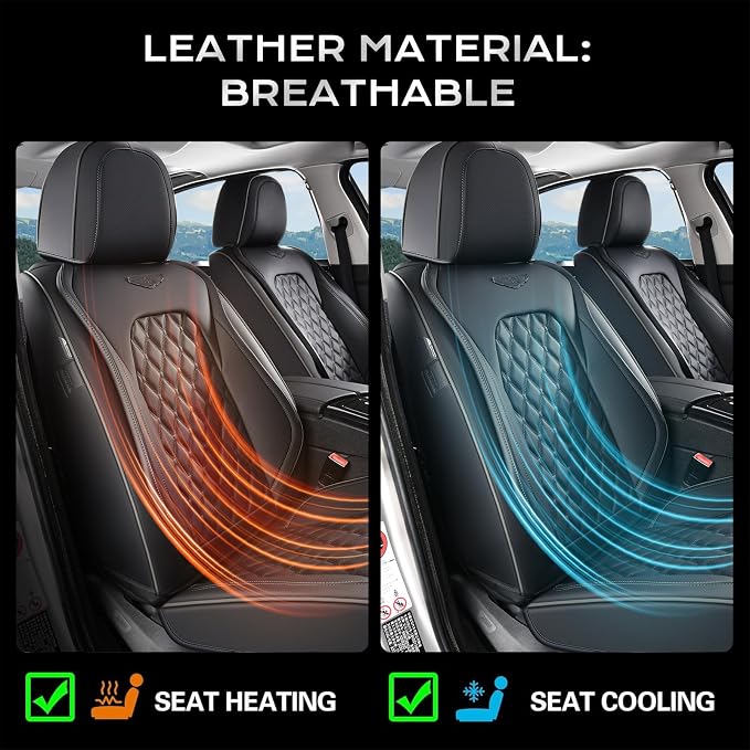 Universal Seat Covers — Front Seat — Black