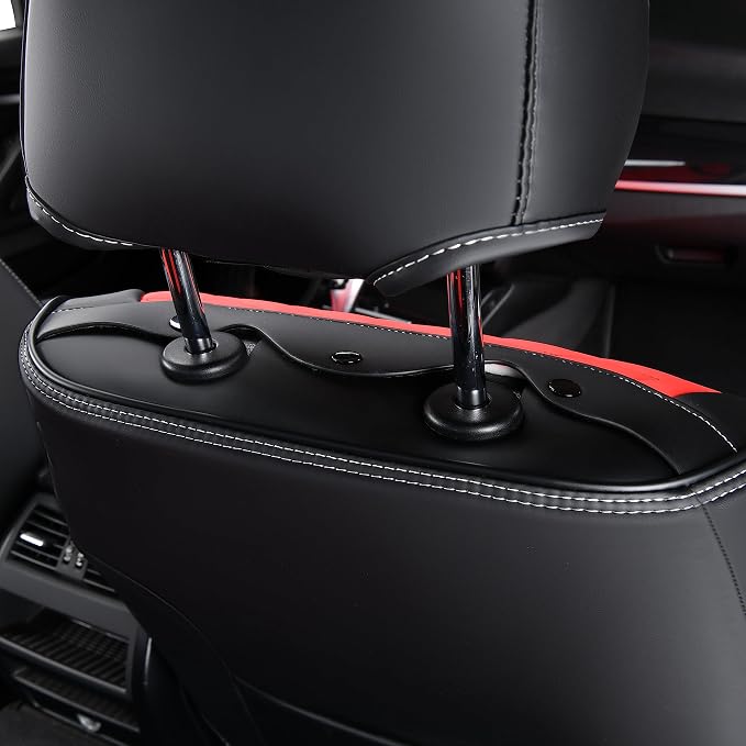 Universal Seat Covers — Black / Red