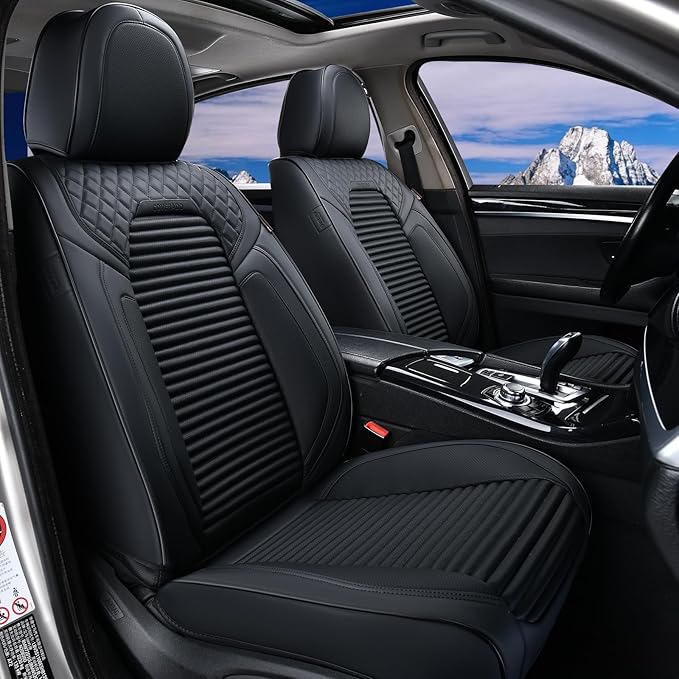Universal Seat Covers — Full Set — Black