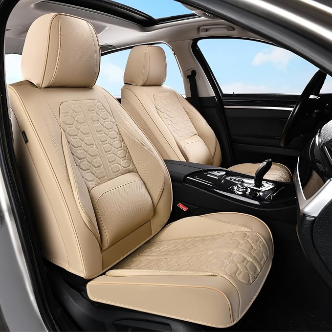 Universal Seat Covers — Full Set — Beige