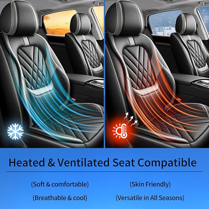 Seat Covers for Nissan Rogue — Full Set — Gray