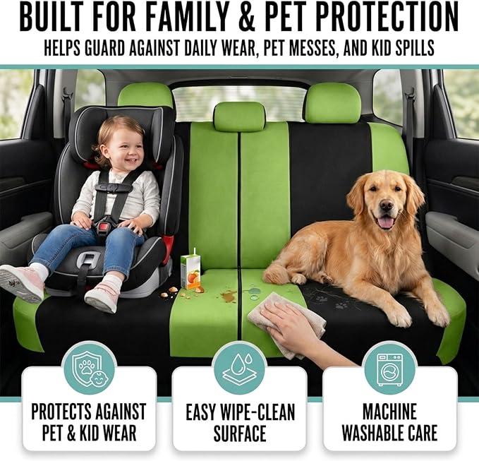 Universal Seat Covers — Green