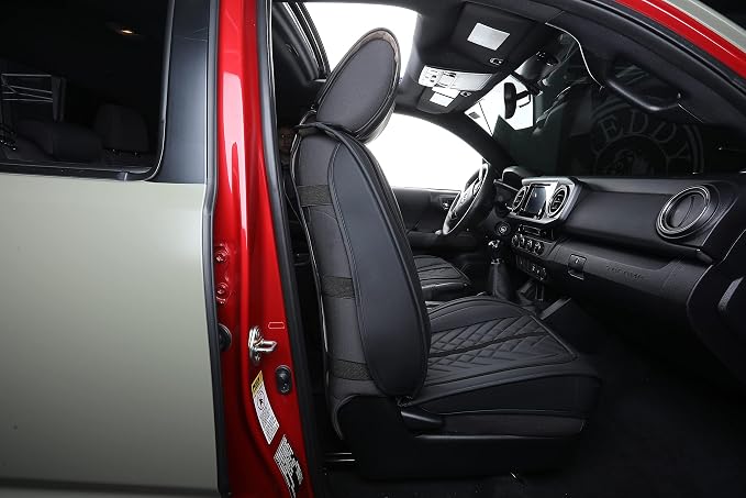 Seat Covers for Toyota Tacoma — Front Seat — Black