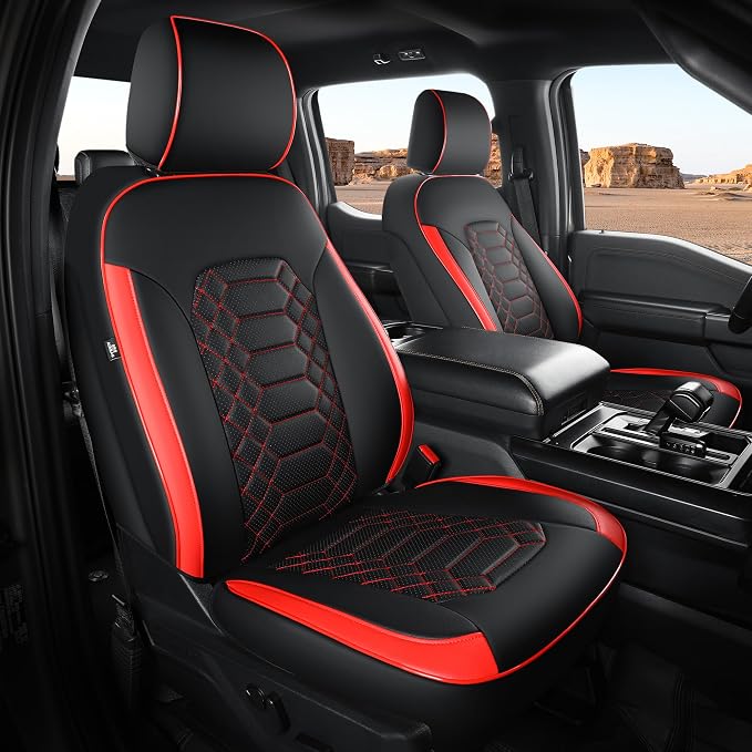 Faux Leather Seat Covers for Multiple Vehicles — Full Set