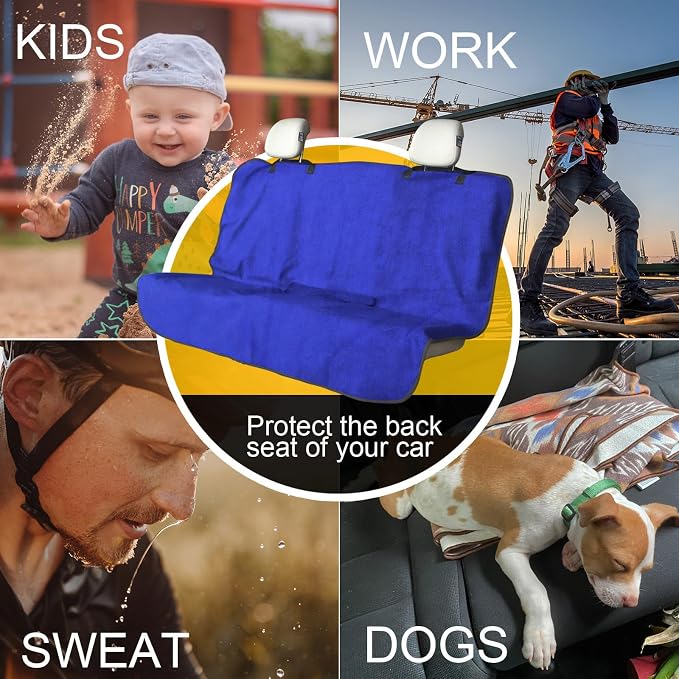 Pet Car Seat Protector — Blue