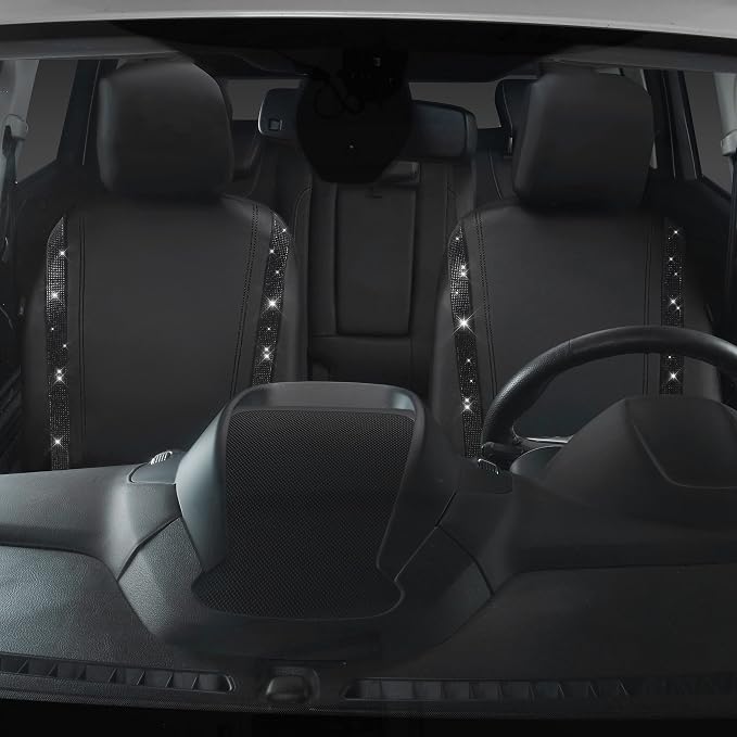 Universal Seat Covers — Front Seat — Black