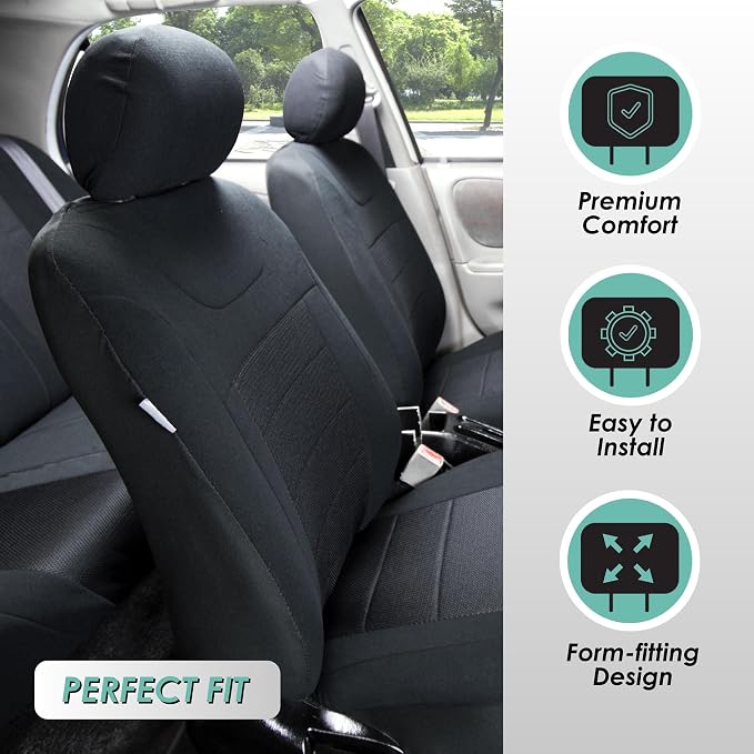 Universal Seat Covers — Black