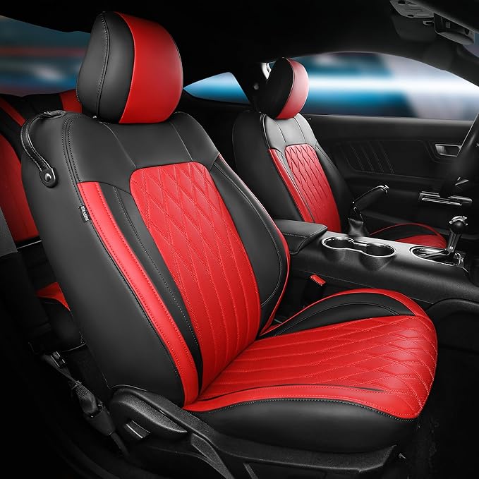 Faux Leather Seat Covers for Ford Mustang — Full Set