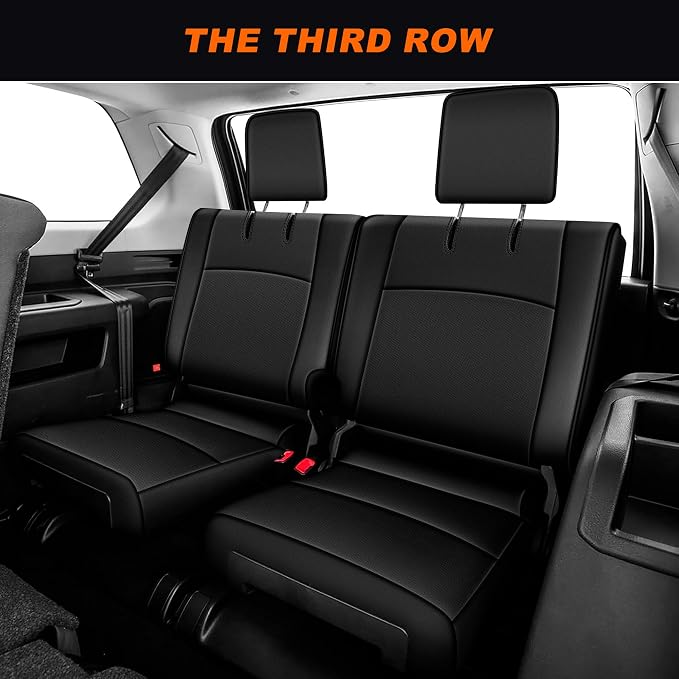 Faux Leather Seat Covers for Toyota 4Runner — Full Set — Black
