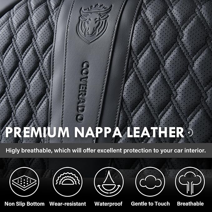 Universal Seat Covers — Full Set — Black