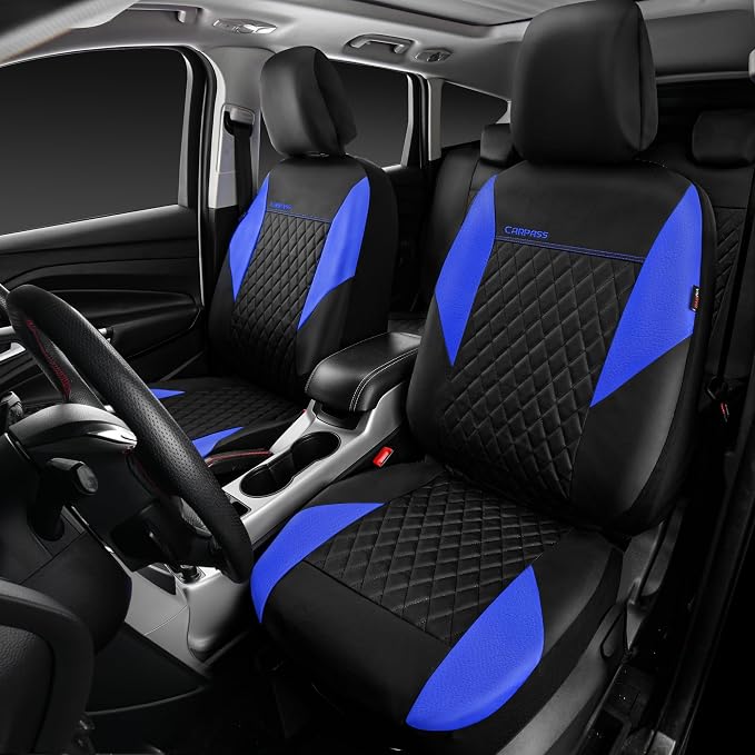 Universal Seat Covers — Full Set — Blue