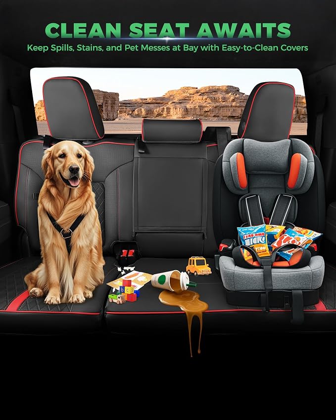 Faux Leather Seat Covers for Chevrolet Silverado / GMC Sierra