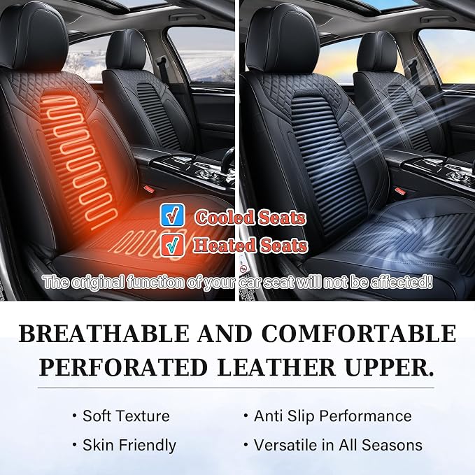 Universal Seat Covers — Full Set — Black