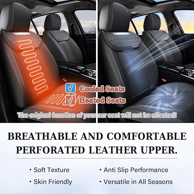Universal Seat Covers — Full Set — Black