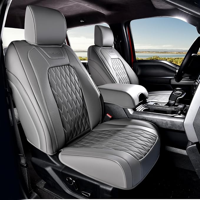 Seat Covers for Multiple Vehicles — Full Set — Gray