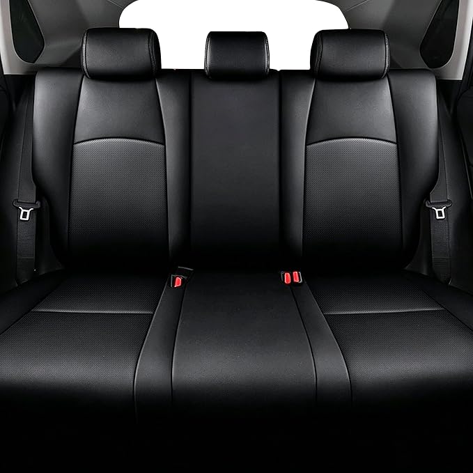 Faux Leather Seat Covers for Toyota C-HR — Full Set — Black