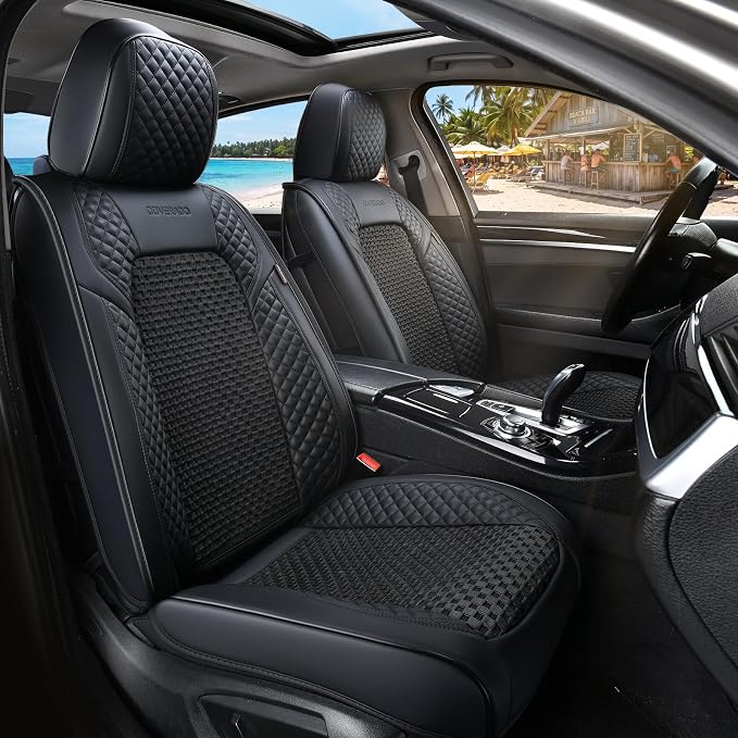 Universal Seat Covers — Full Set — Black
