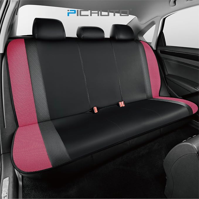 Universal Fabric Seat Covers — Full Set — Black