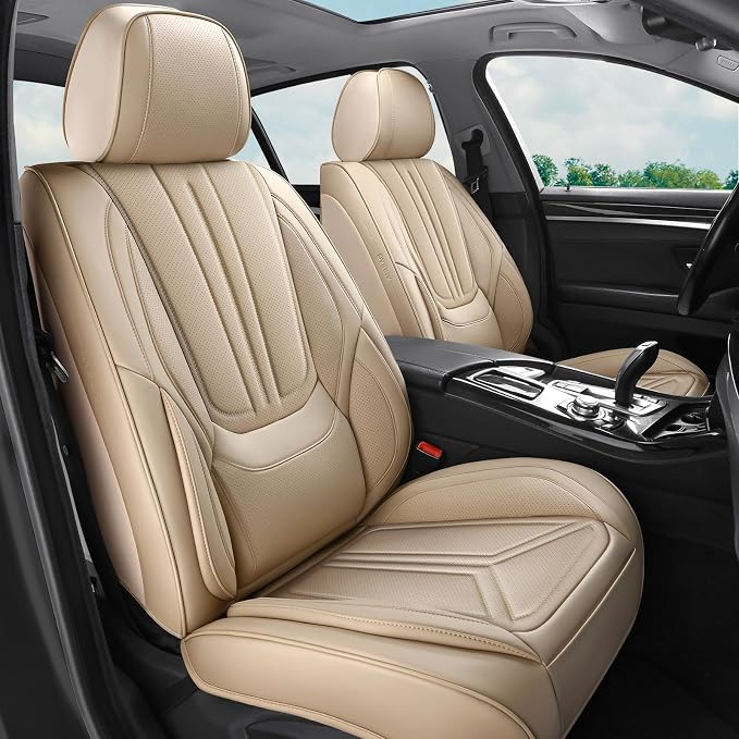 Universal Seat Covers — Full Set — Beige
