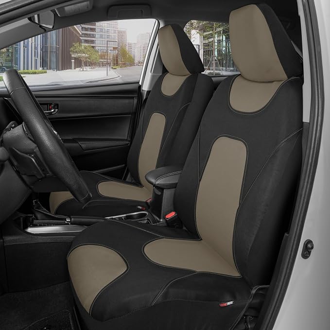 Pet Car Seat Protector — Front Seat — Beige
