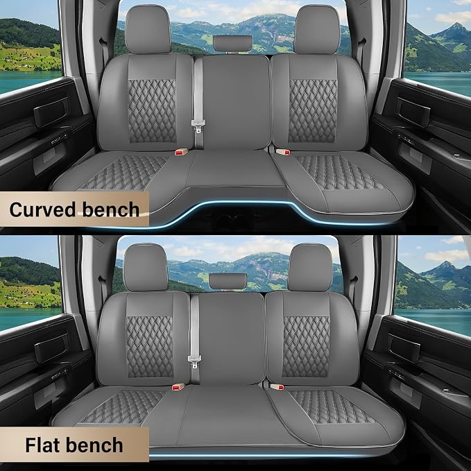 Seat Covers for Chevrolet Silverado / GMC Sierra — Full Set — Gray