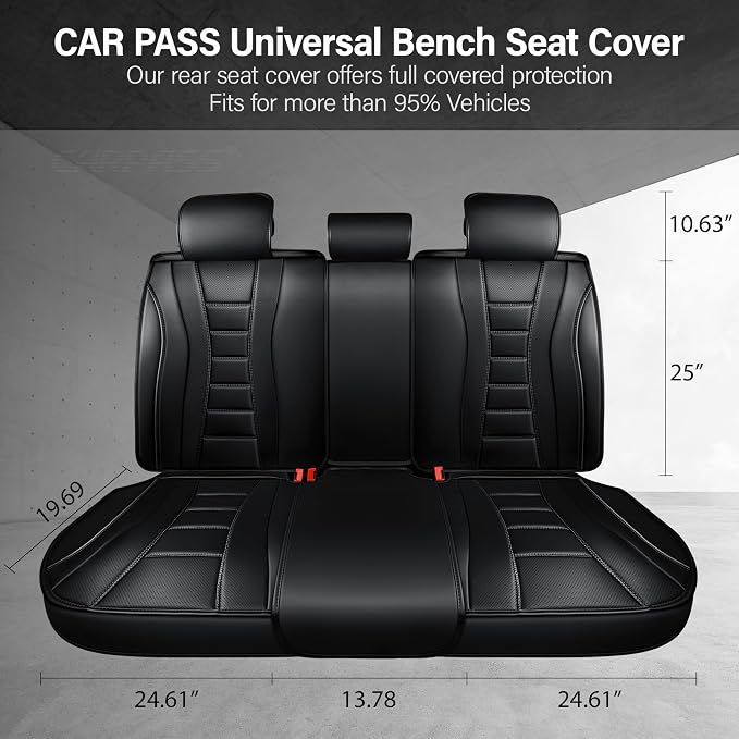 Universal Seat Covers — Black