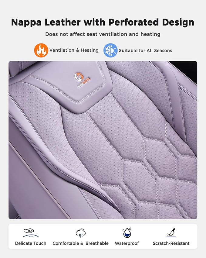 Universal Seat Covers — Front Seat — Purple