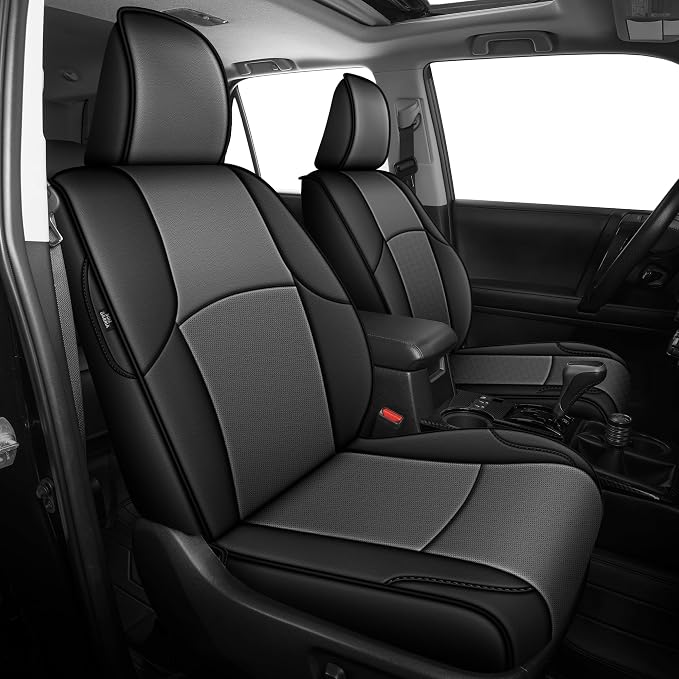 Seat Covers for Toyota 4Runner — Full Set — Black / Gray