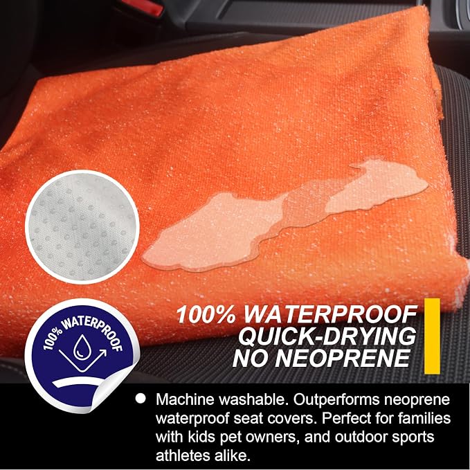Pet Car Seat Protector — Orange