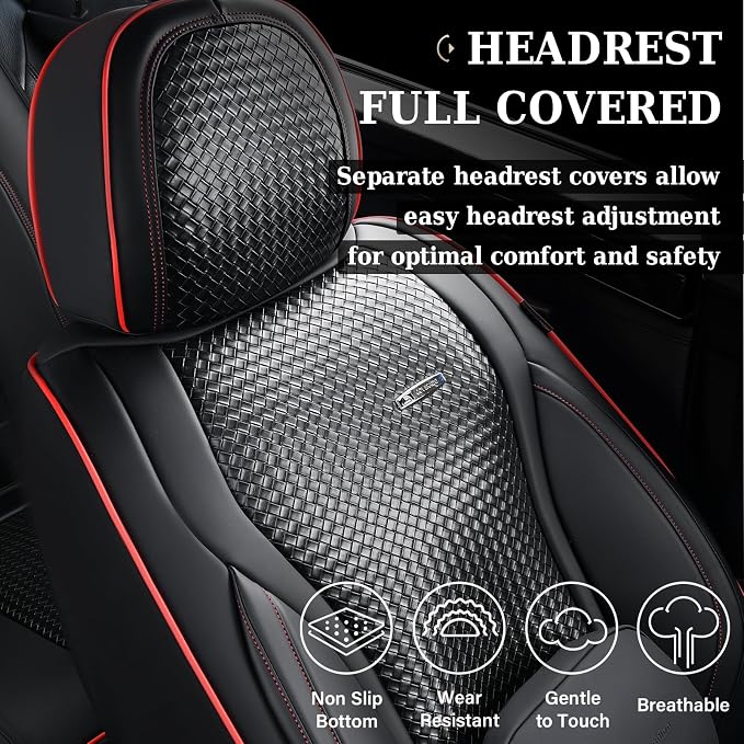 Universal Seat Covers — Full Set — Black