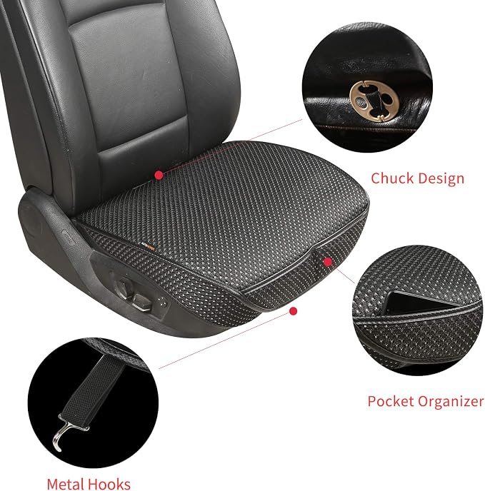 Universal Seat Covers — Front Seat — Black / Gray