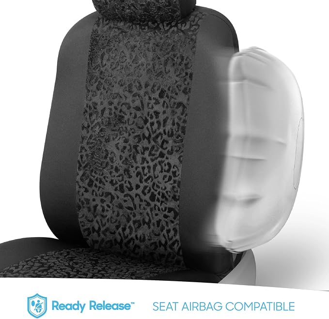 Car Seat Covers — Front Seat — Black