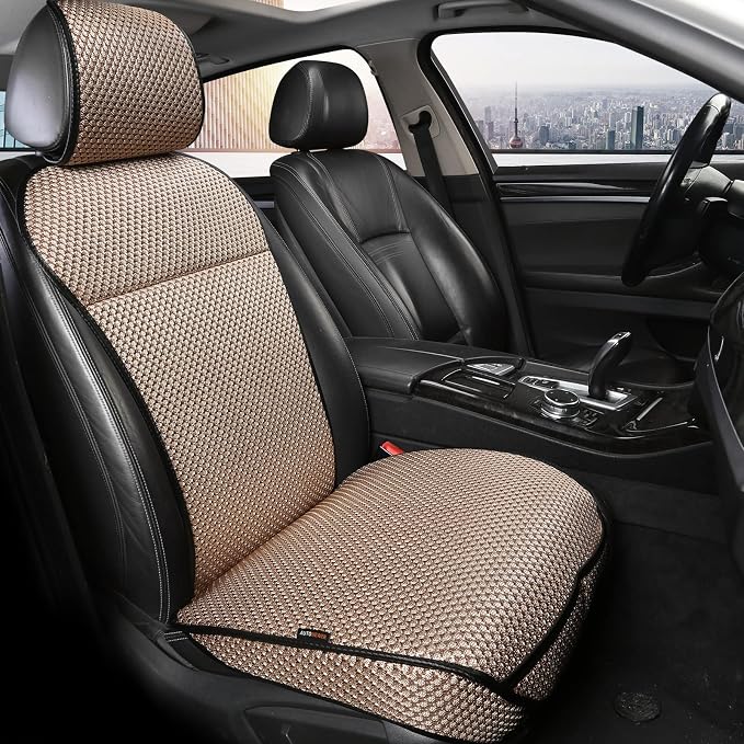 Universal Seat Covers — Front Seat — Beige