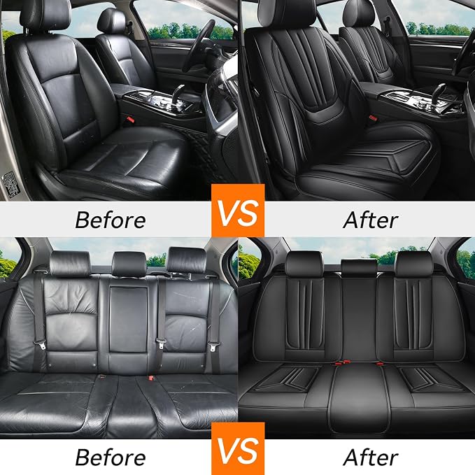 Universal Seat Covers — Full Set — Black