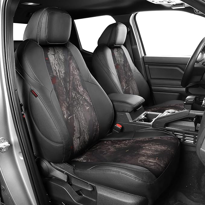 Faux Leather Seat Covers for Toyota Tacoma — Full Set — Black