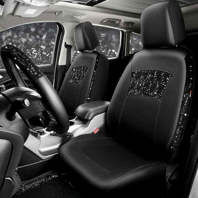 Universal Seat Covers — Full Set — Black