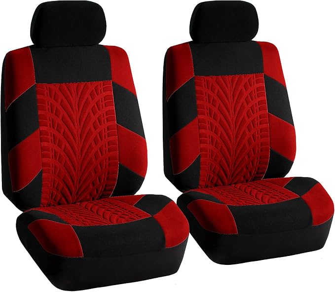 Universal Seat Covers — Full Set — Red